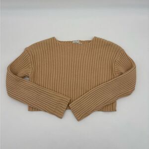 Tan Knit Princess Polly Sweater